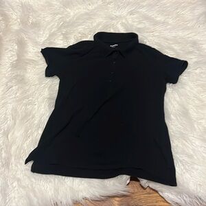 Girls black screw shirt